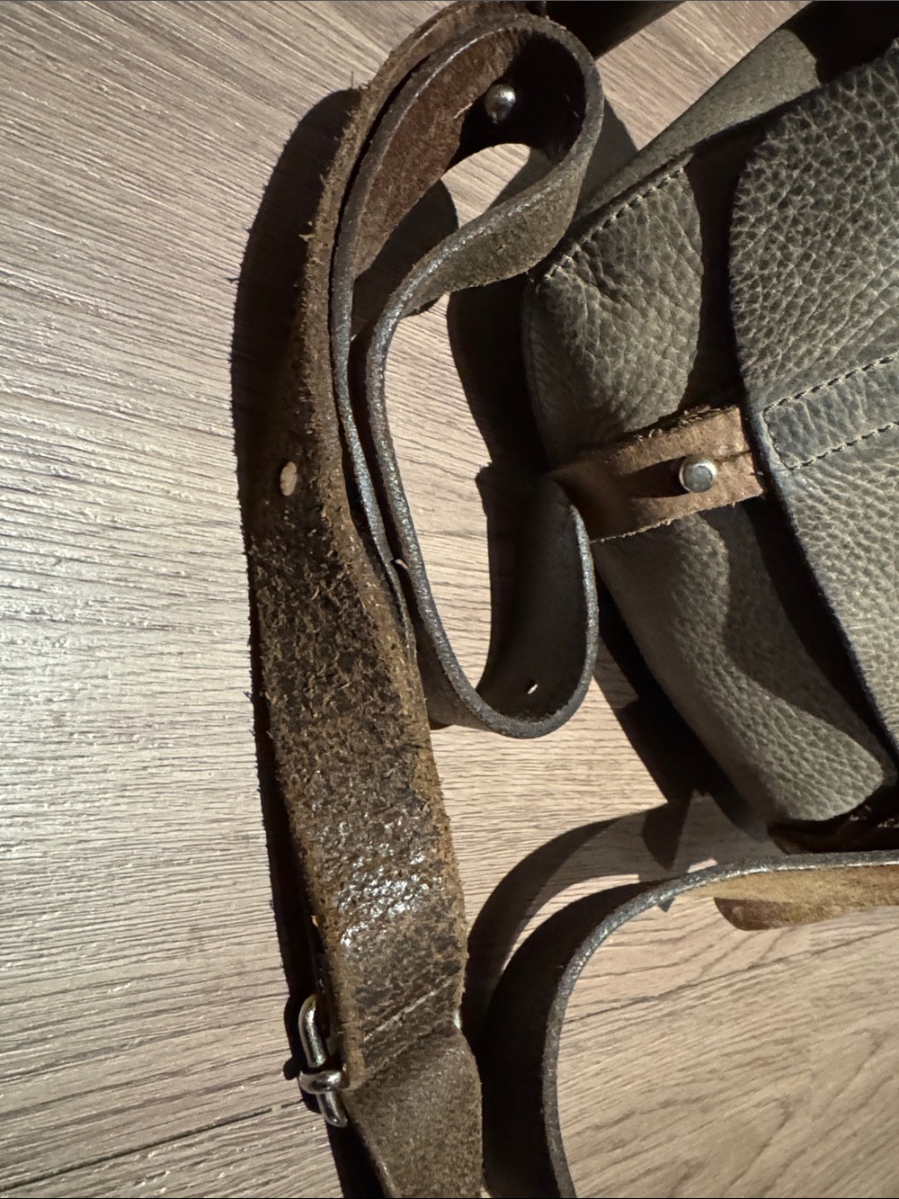 M0851 crossbody leather bag - Picture 3 of 9